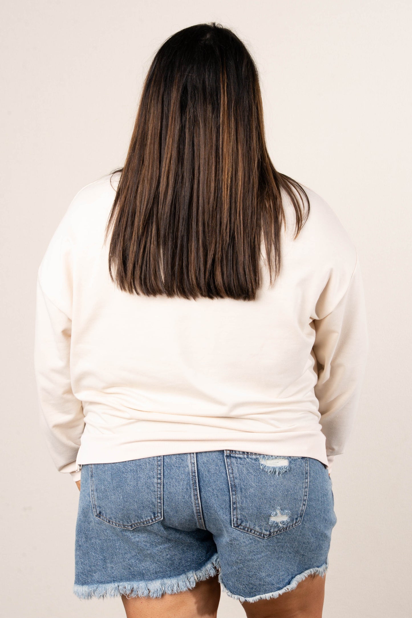 Happy Chenille Patch Graphic Pullover