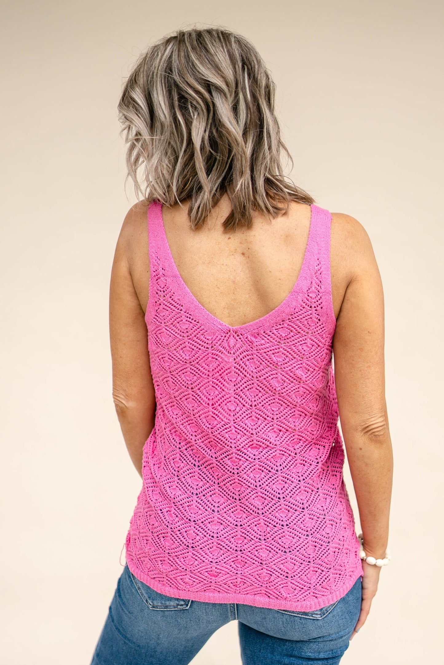 Crocheted Sweater Tank *Final Sale*