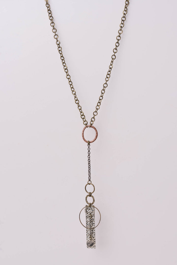 Mixed Charm Lariat Necklace