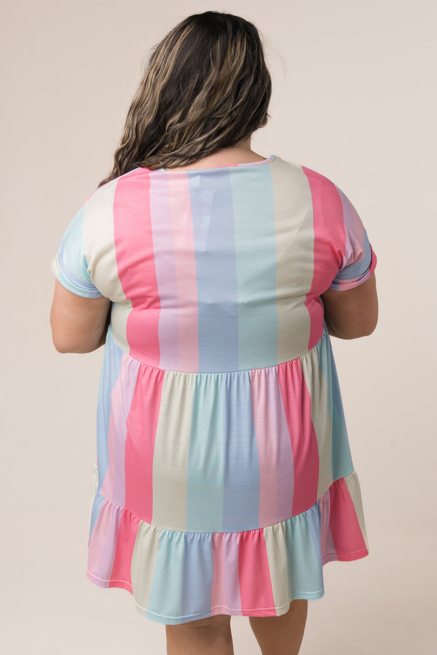 Color Block Tiered Dress *Final Sale*