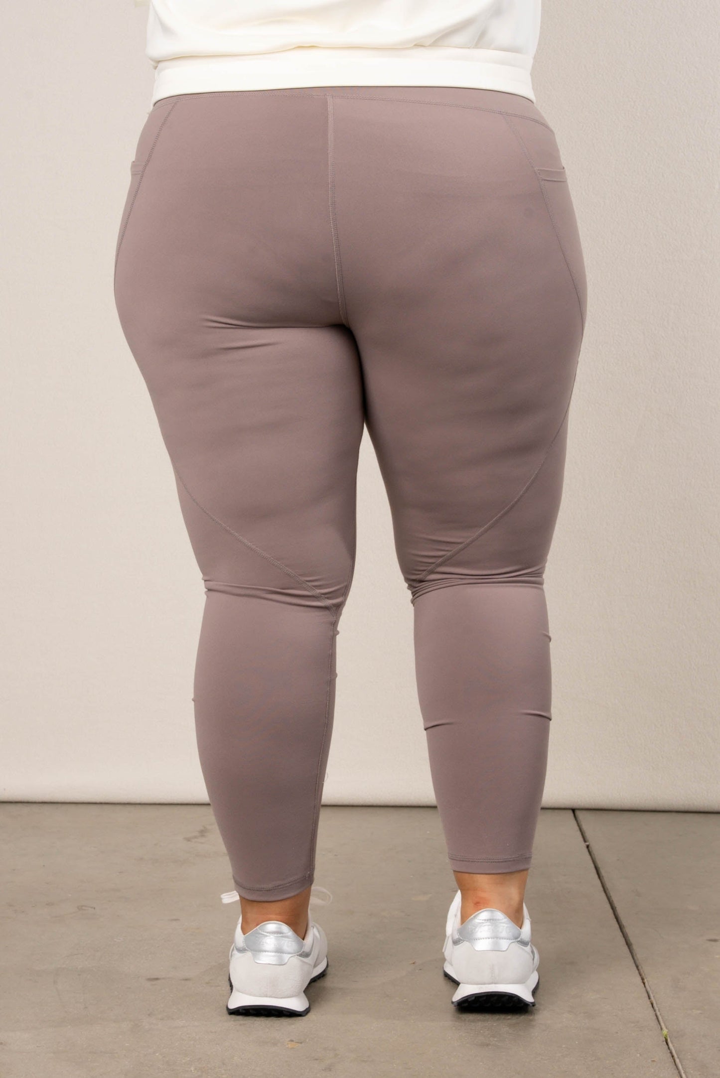 Tapered Waist Athleisure Ankle Leggings