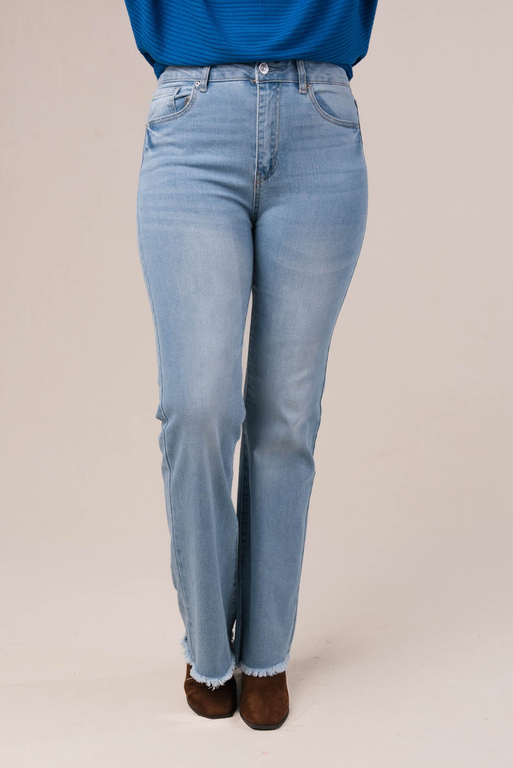 Wax Denim | Layla High Rise Flare Jeans *Final Sale*