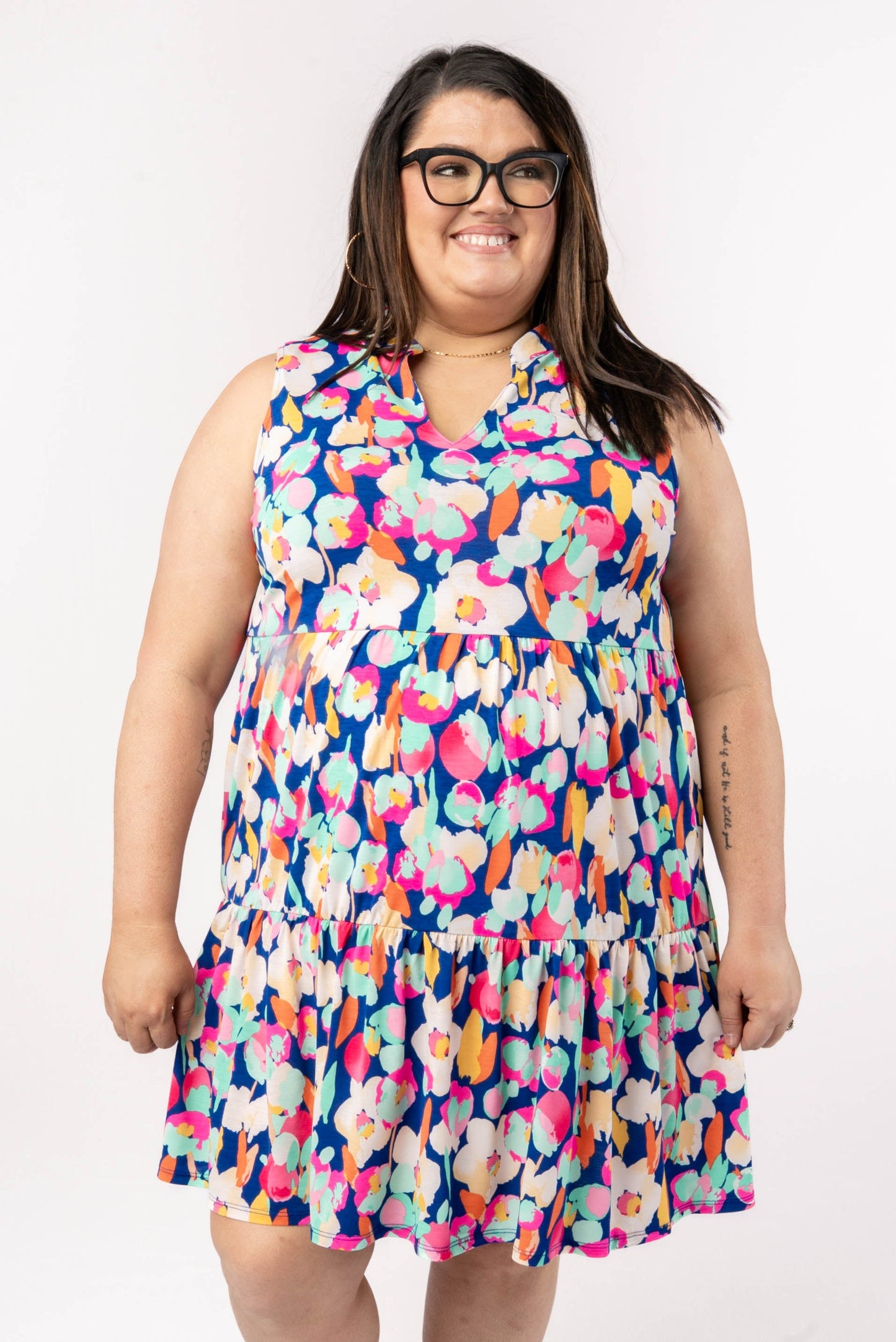 Liz Printed Tiered Dress *Final Sale*