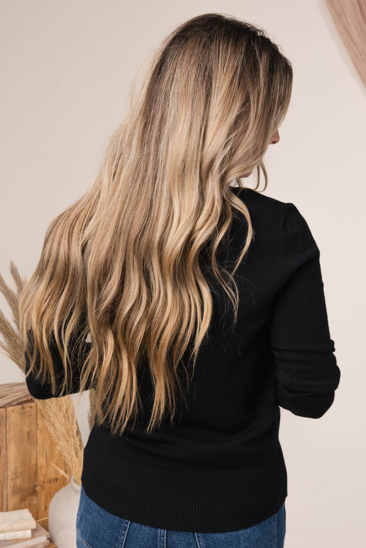 Contrast Trim Sweater