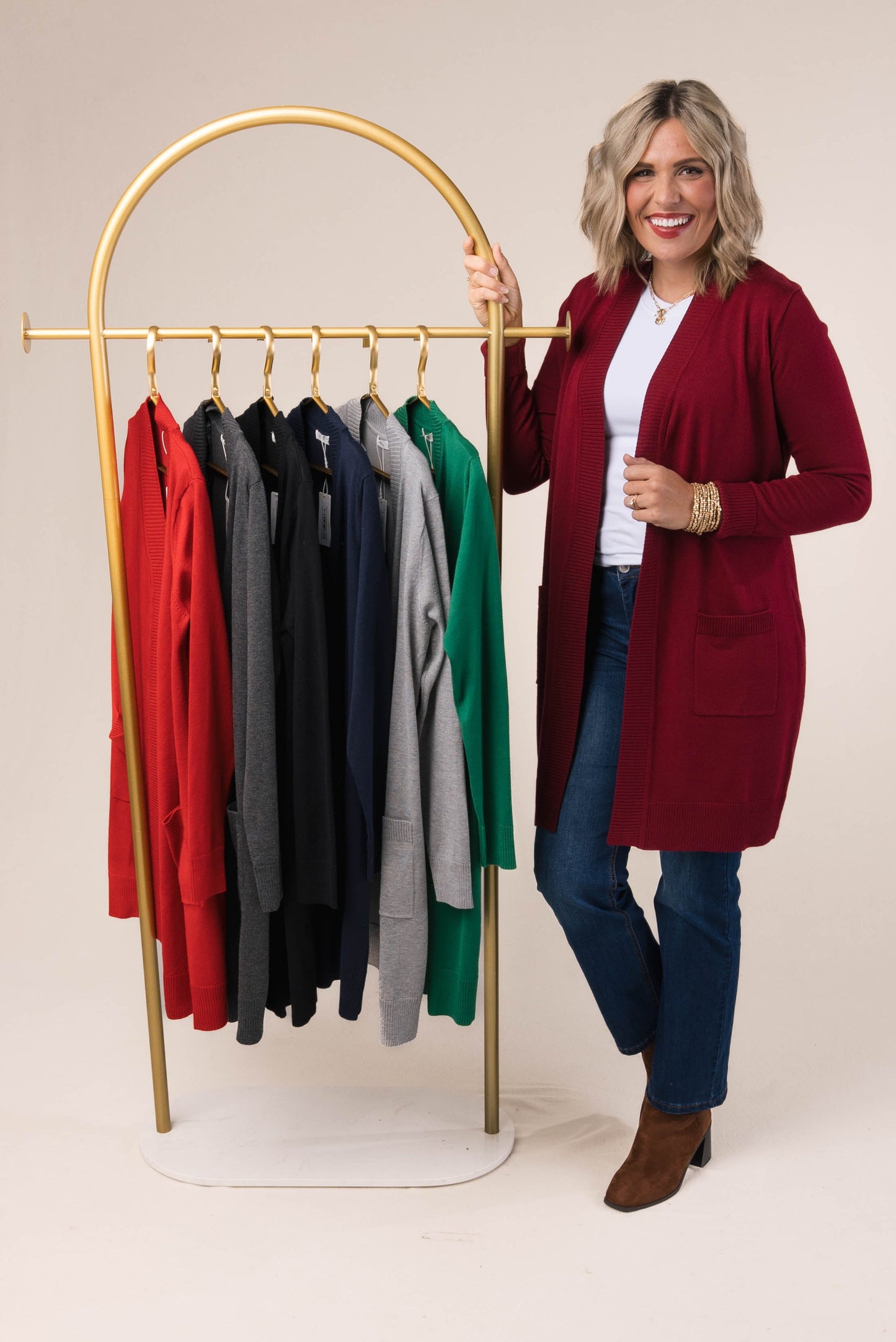 Open Front Sweater Cardigan