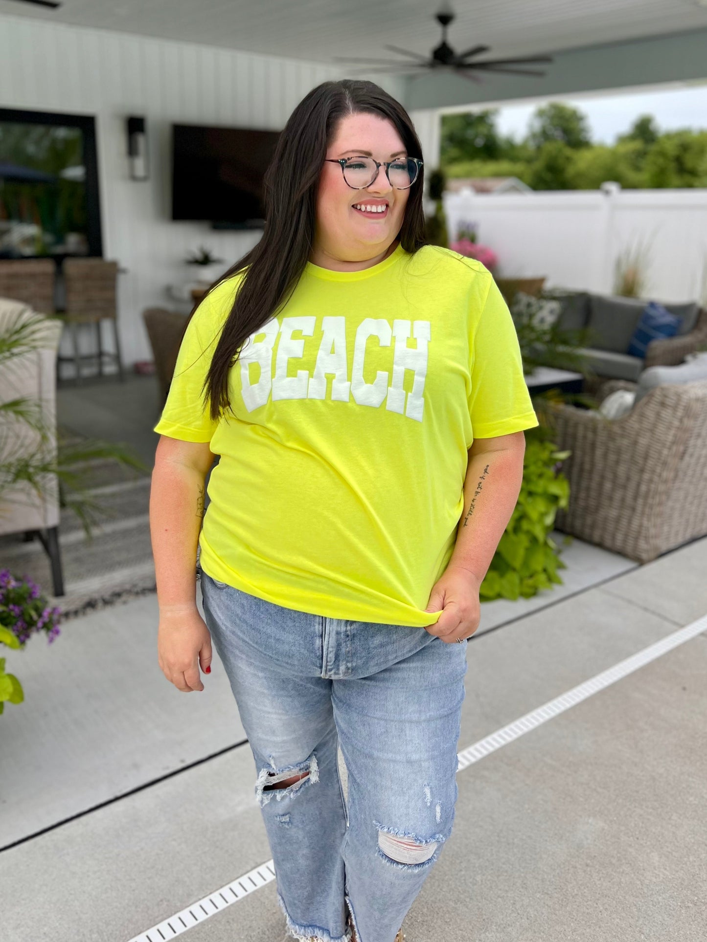 Beach Collegiate Graphic Tee *Final Sale*