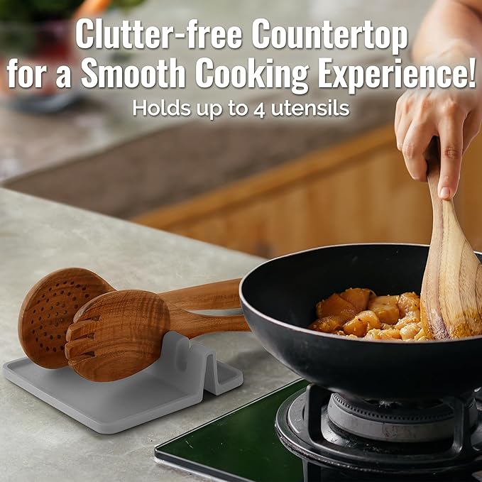 Zulay Silicone Utensil Rest