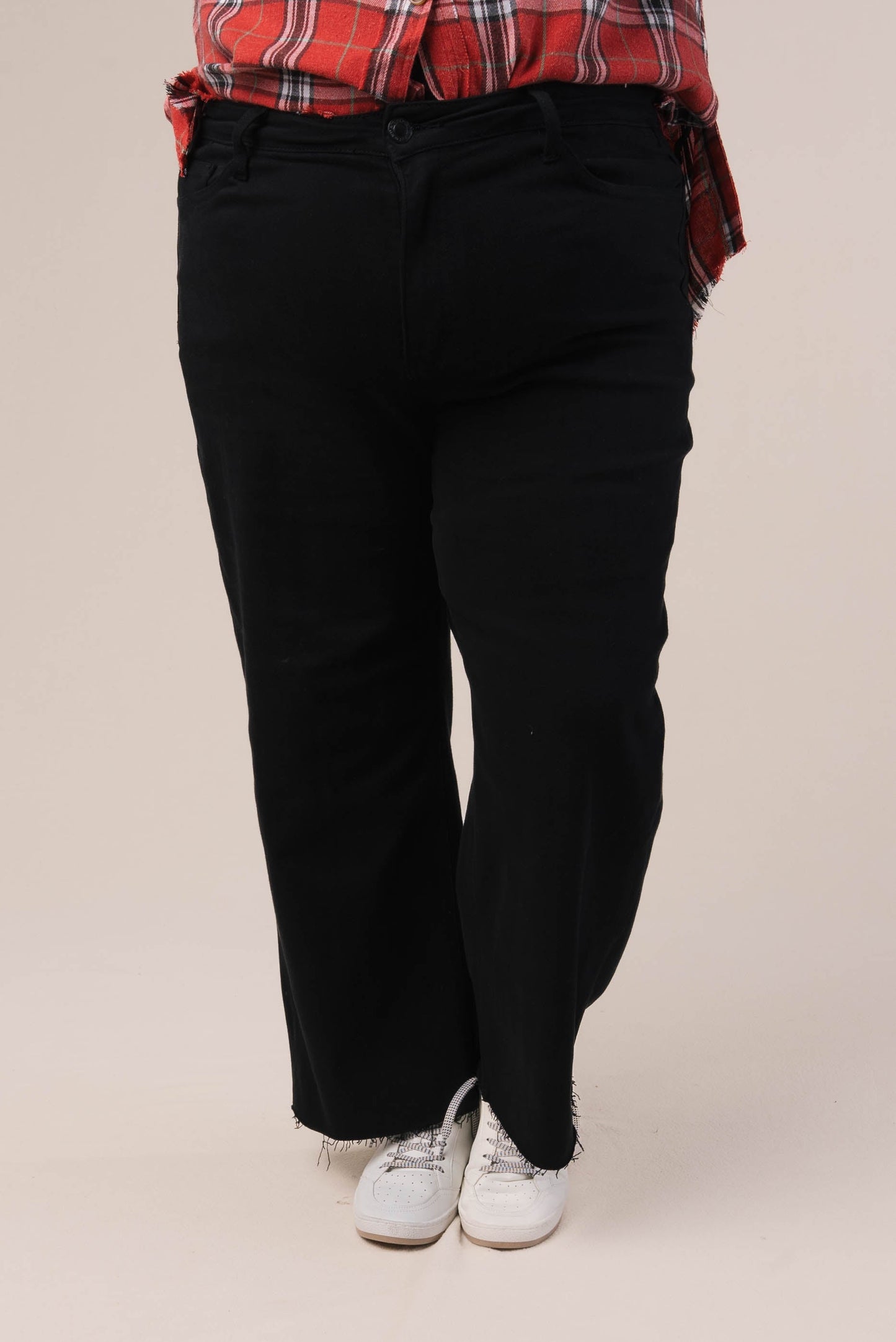 VERVET Denim | Addison High Rise Crop Wide Leg Jeans