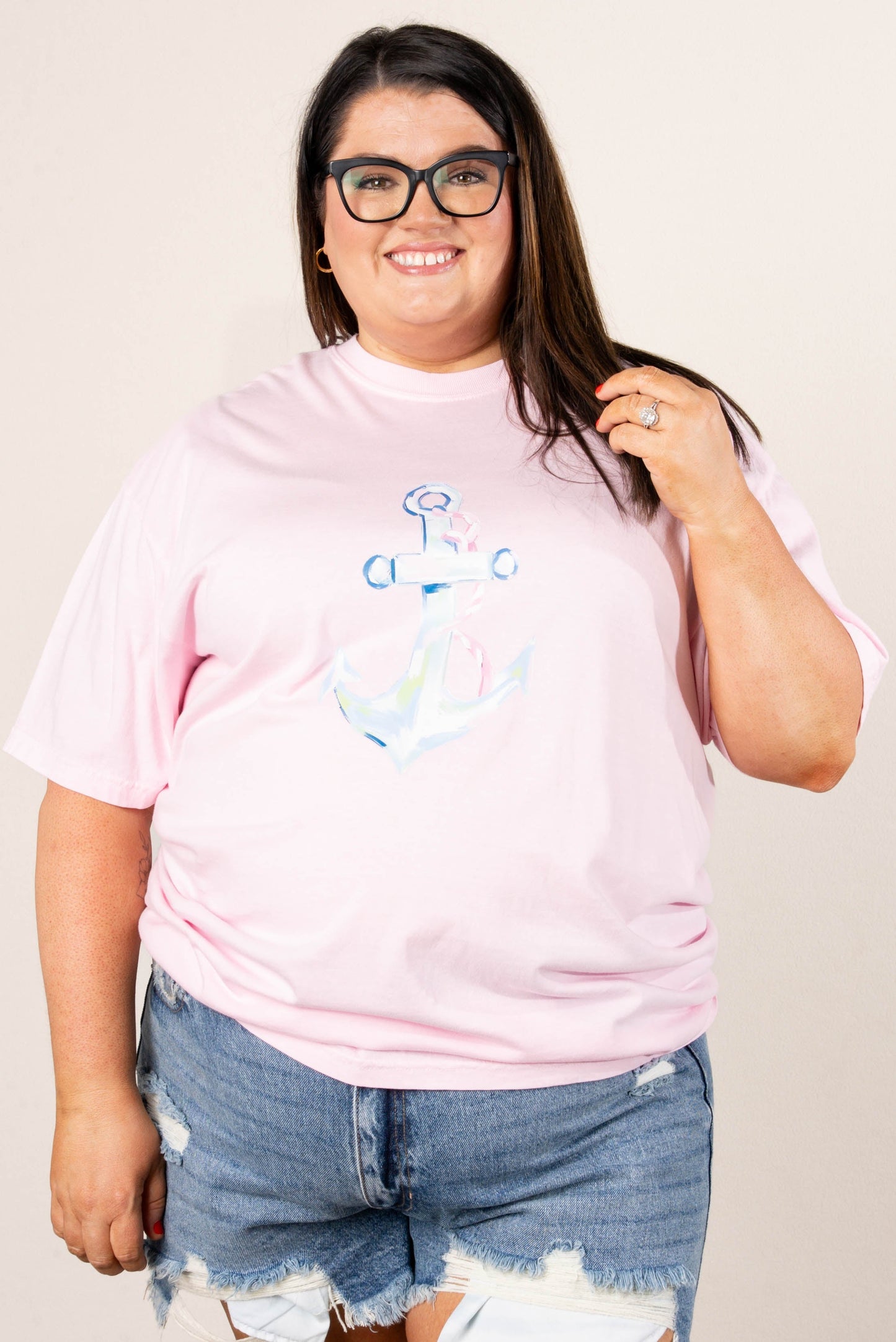 Preppy Anchor Graphic Tee