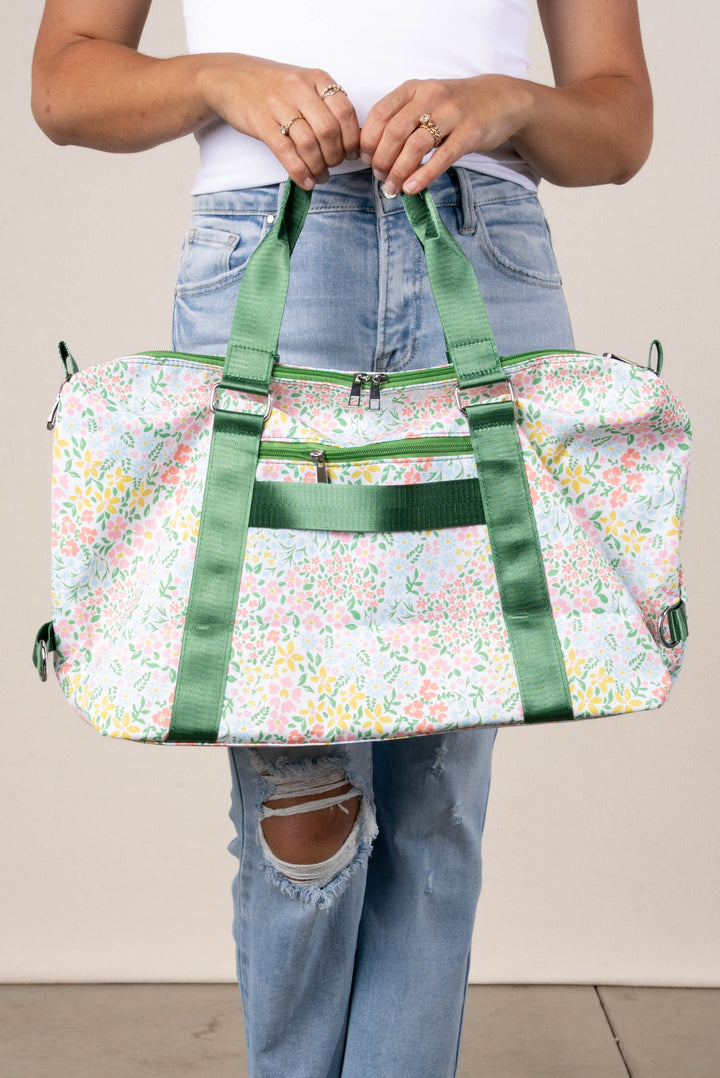 Floral Travel Duffle Bag