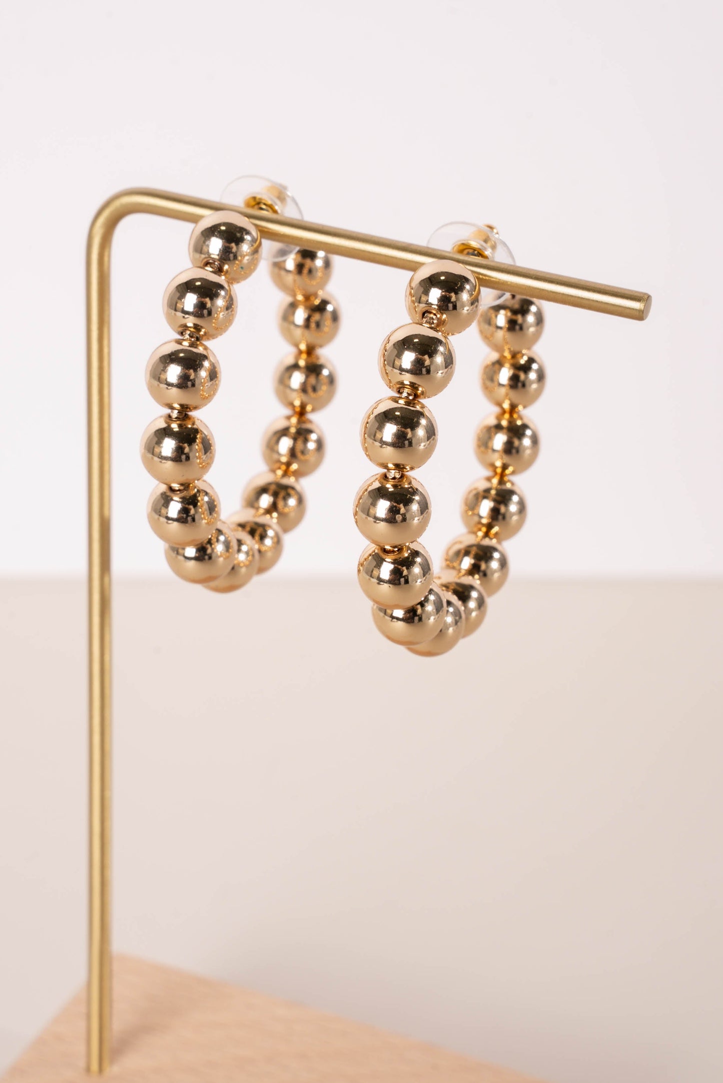 Large Metal Ball Hoops