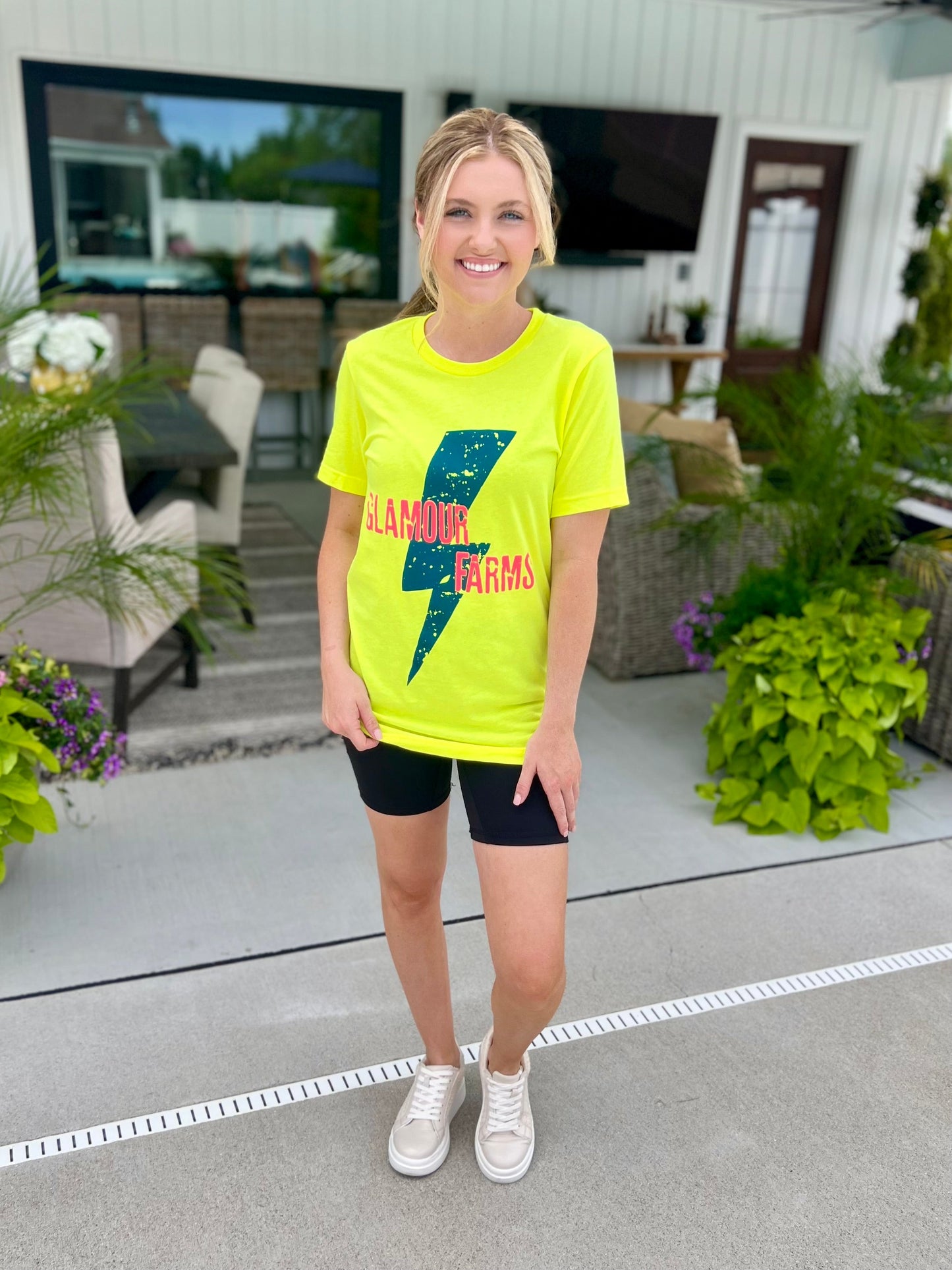 Glamour Farms Lightning Graphic Tee
