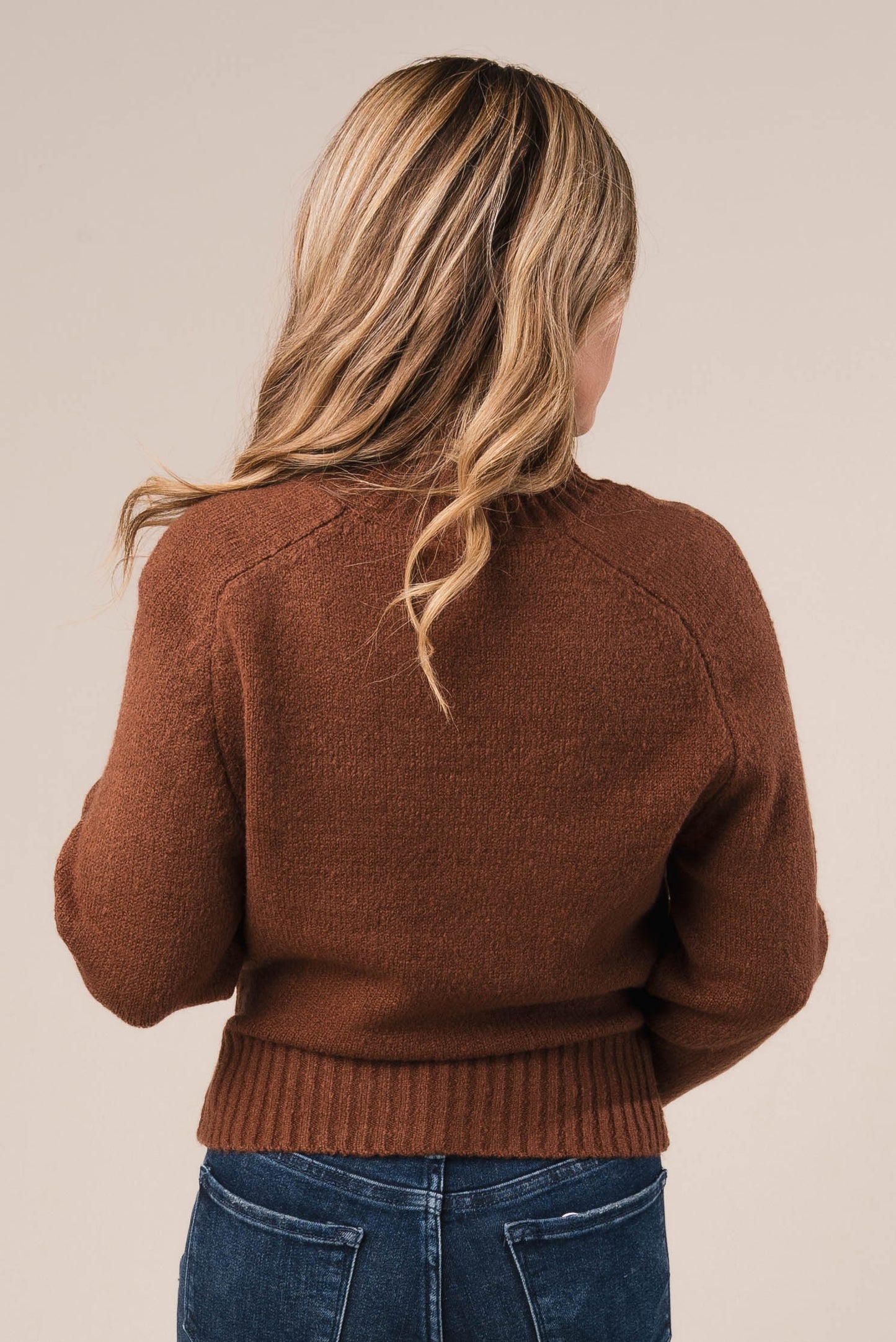 Mock Neck Raglan Sweater *Final Sale*