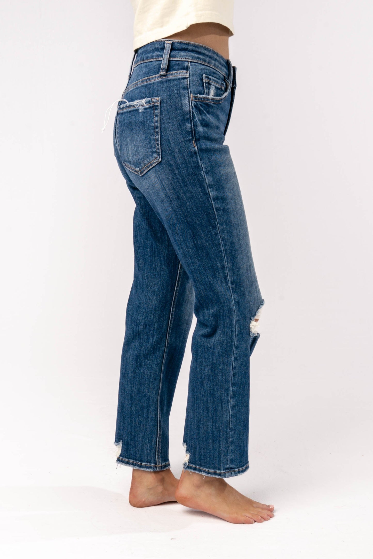 Lovervet High Rise Straight Leg Jeans
