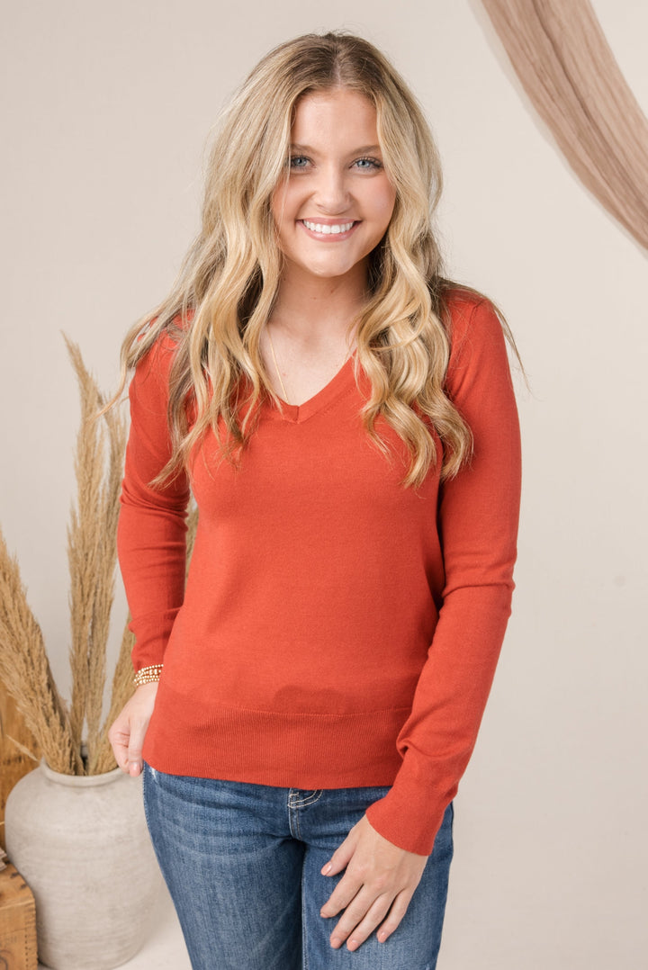 Classic V-Neck Sweater