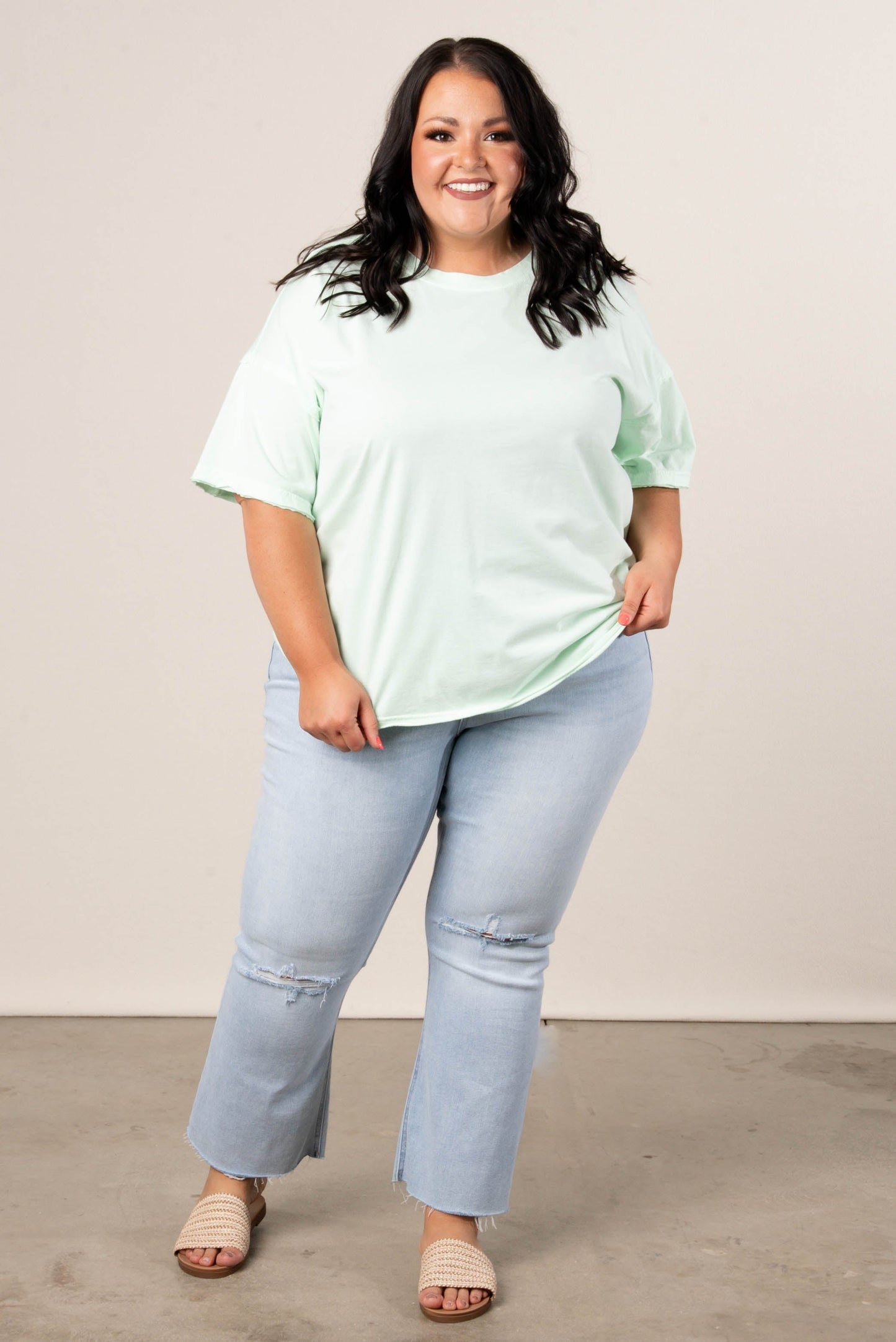 Washed Raw Seamed Tee