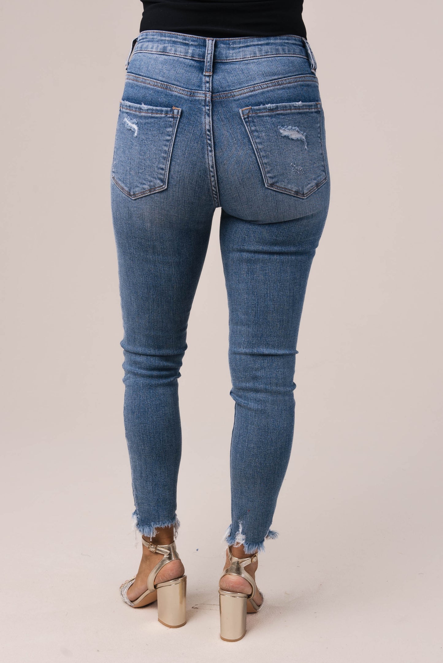 Lovervet by VERVET | Maggie High Rise Crop Skinny Jeans *Final Sale*