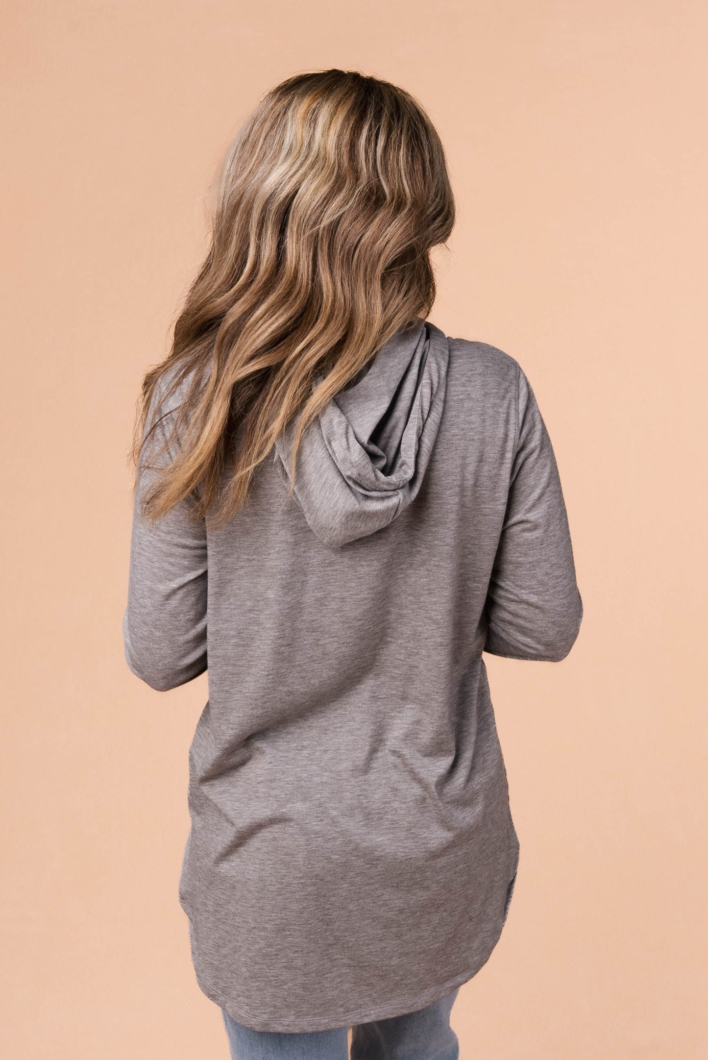 Thumbhole Cuff Hooded Pullover