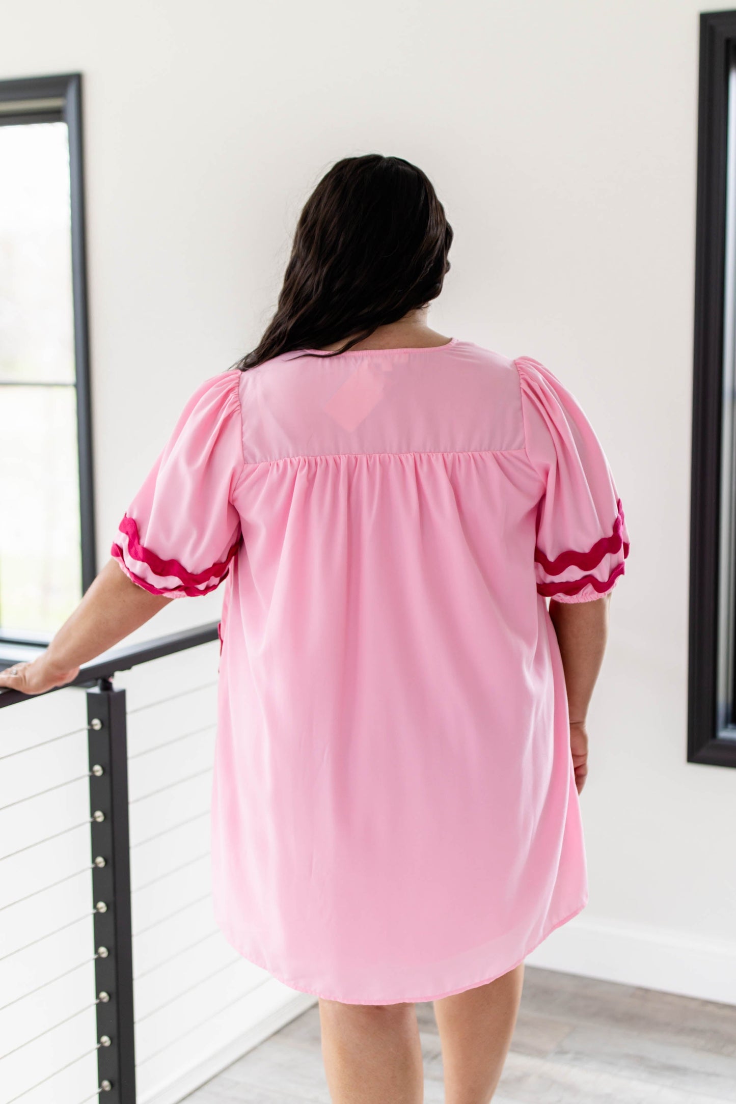 Rick Rack Trim Babydoll Dress *Final Sale*