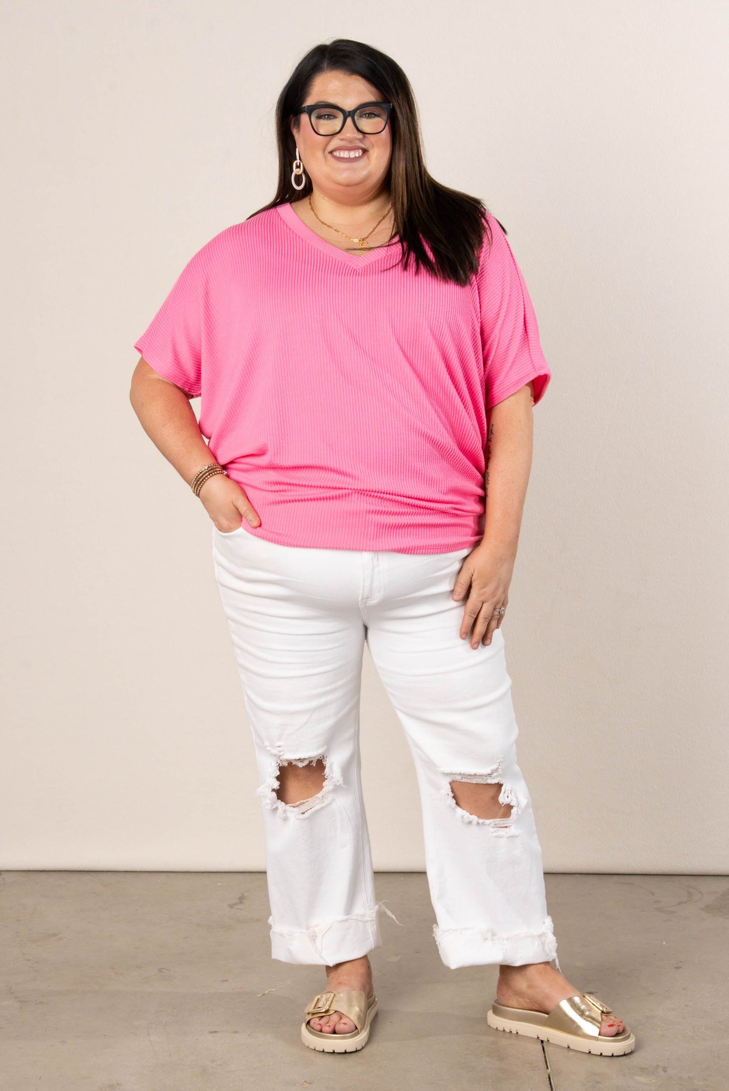Raised Rib Dolman Top *Final Sale*