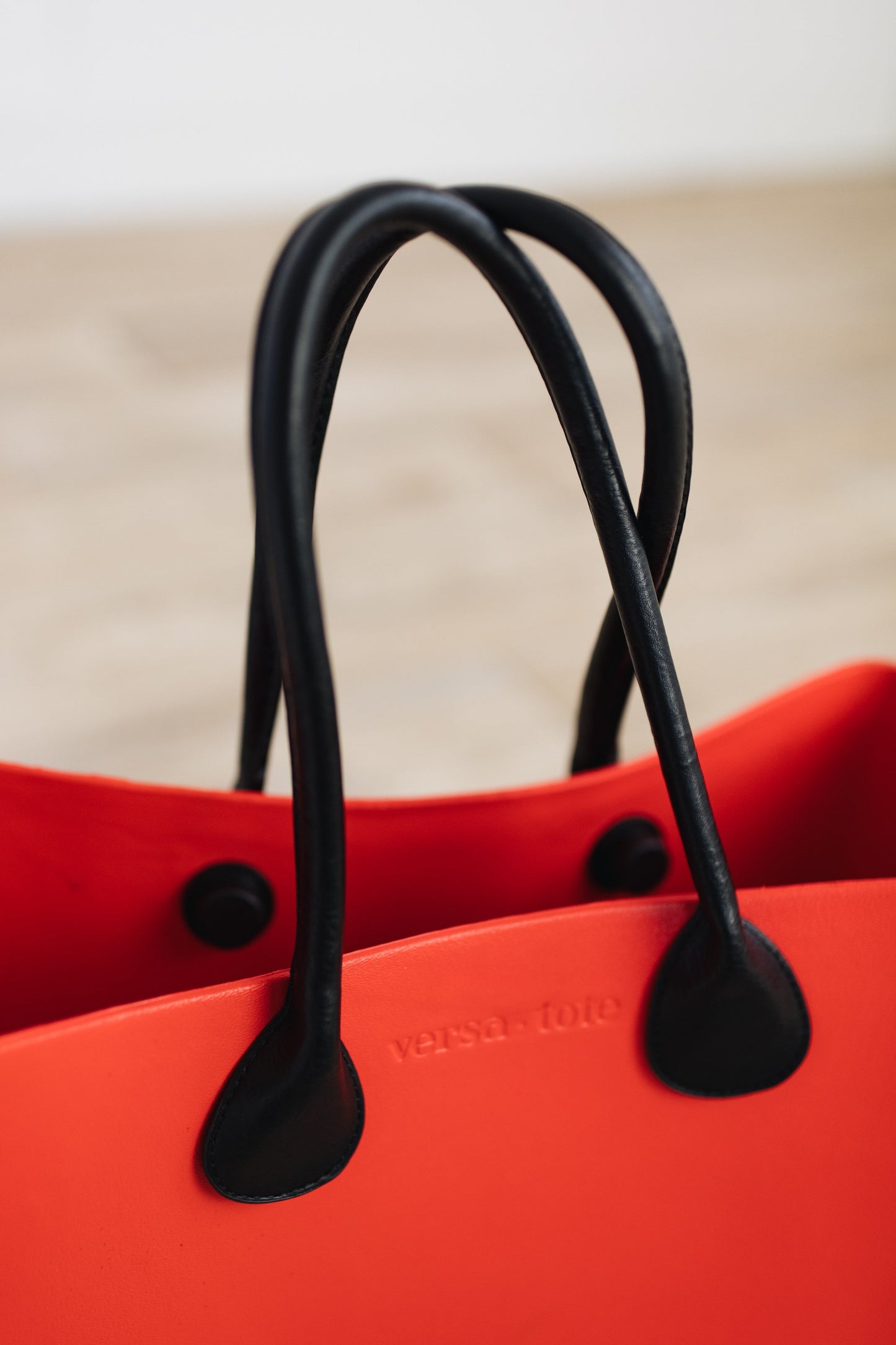 Versa Tote Faux Leather Straps