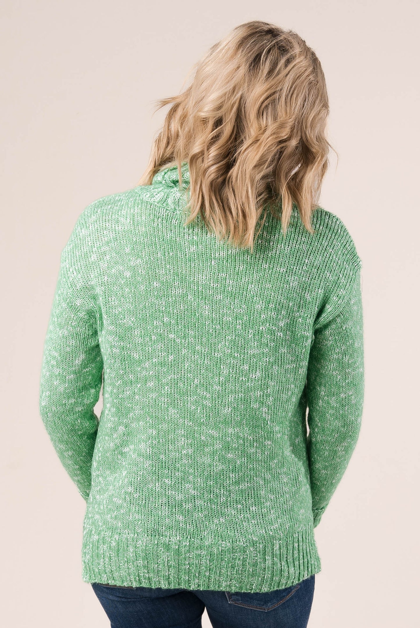 Marled Knit Turtleneck Sweater *Final Sale*