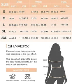SHAPERX Mid Thigh Seamless Bodysuit