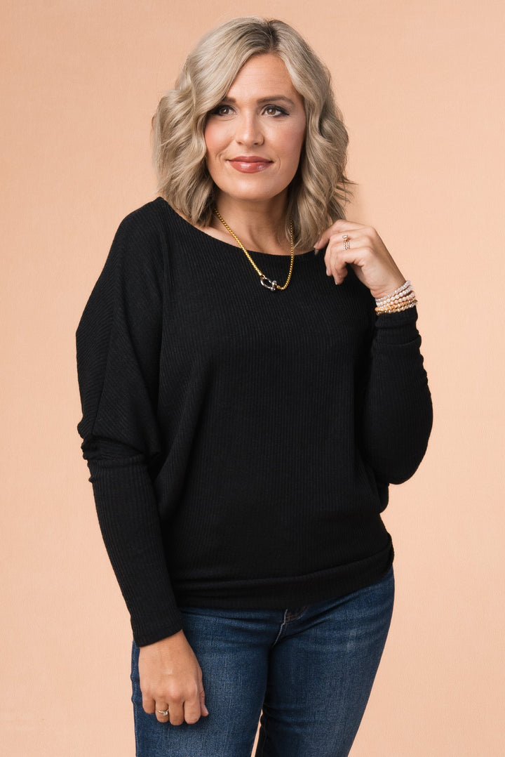 Ribbed Dolman Top *Final Sale*