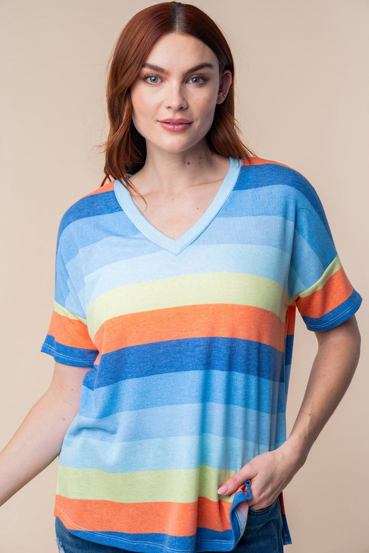 White Birch Striped Top *Final Sale*