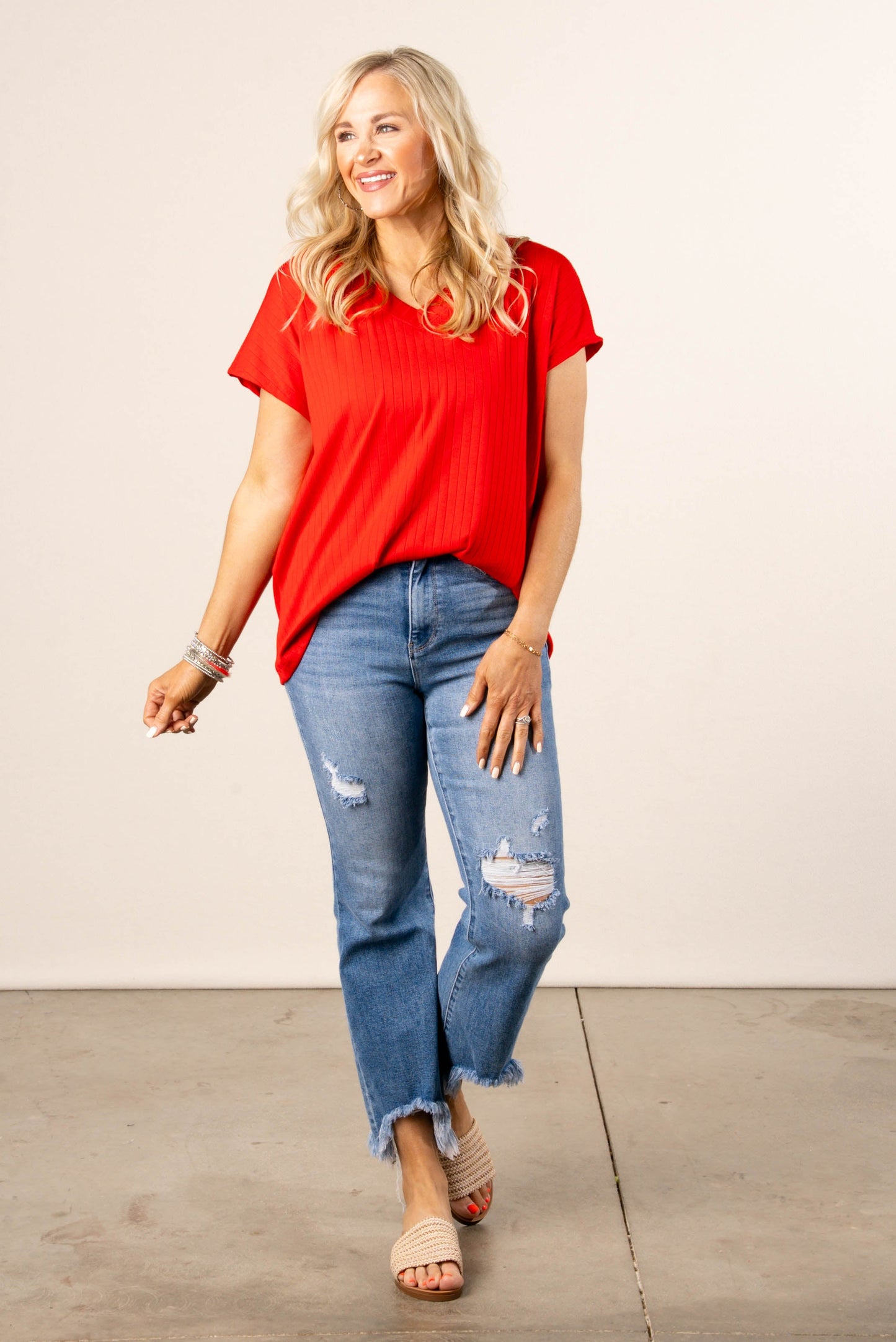 Wide Ribbed Dolman Top *Final Sale*