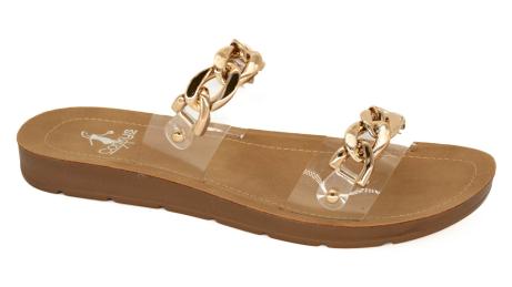 Seeing Double Slide Sandal