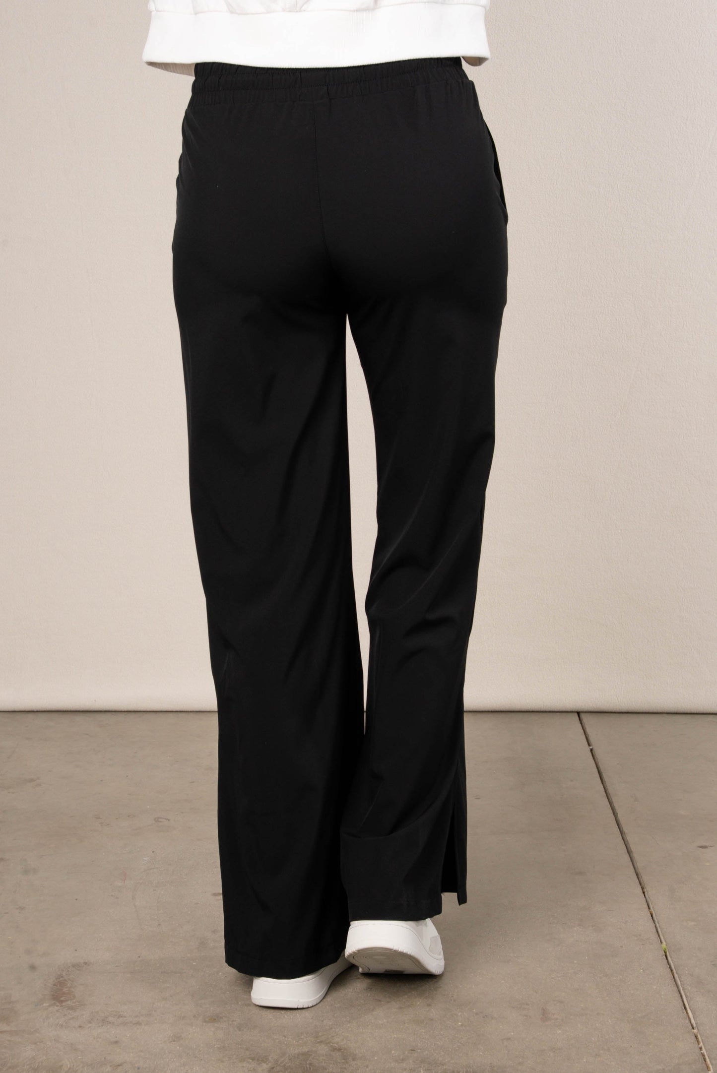 Toggle Waist Split Hem Lounge Pants