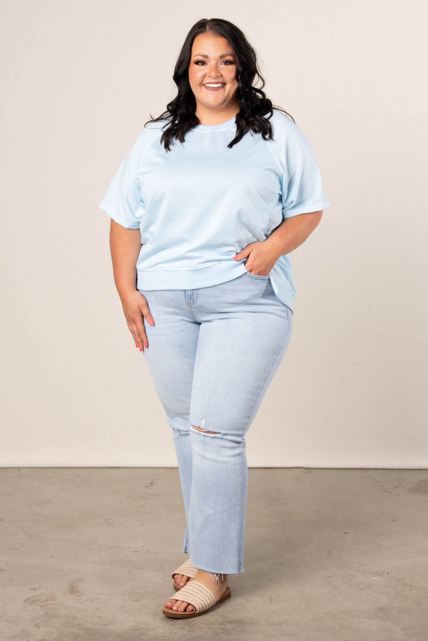 Georgia Mae Oversized Raglan Tee