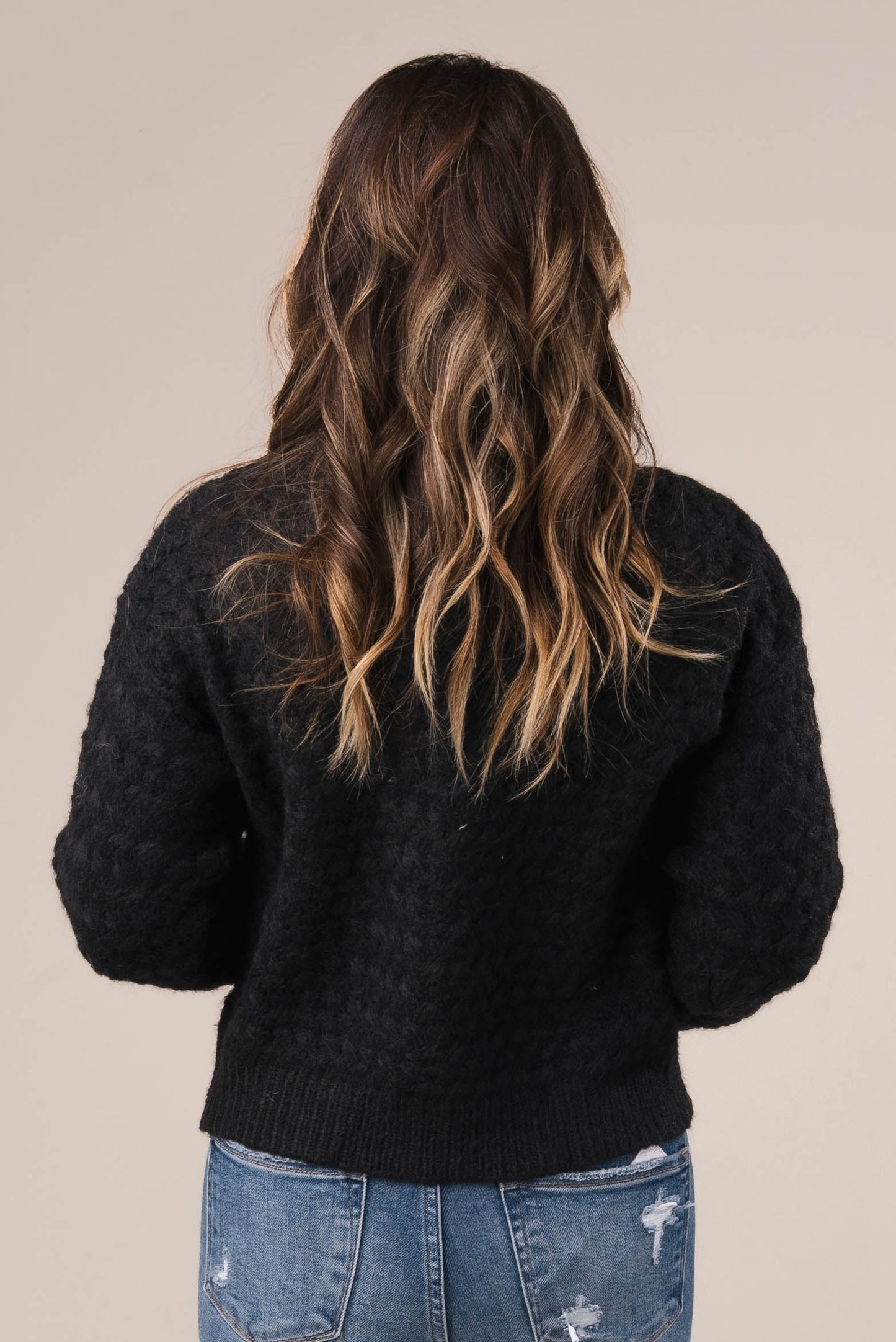 Basketweave Turtleneck Sweater *Final Sale*
