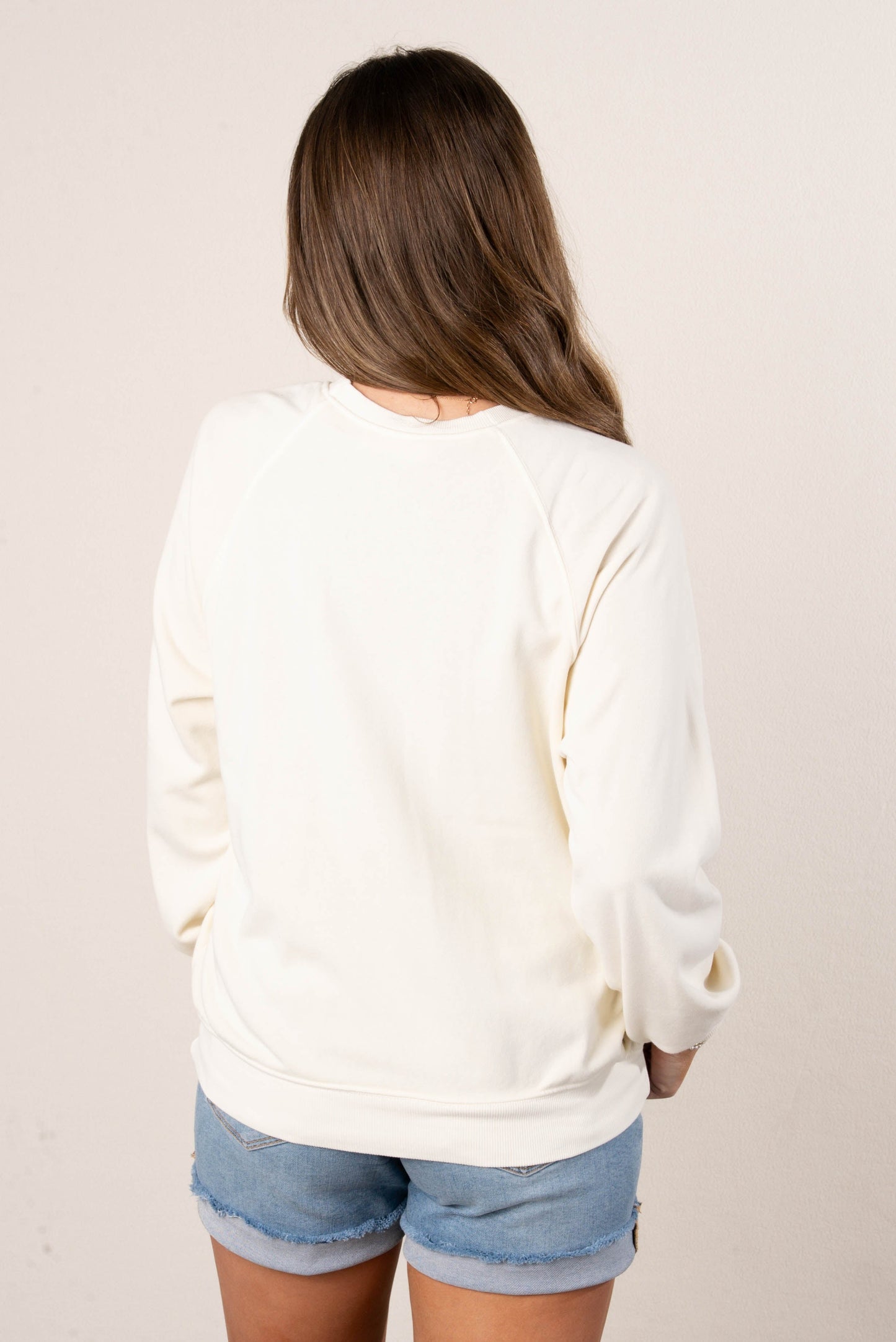 Washed Raglan Sweatshirt