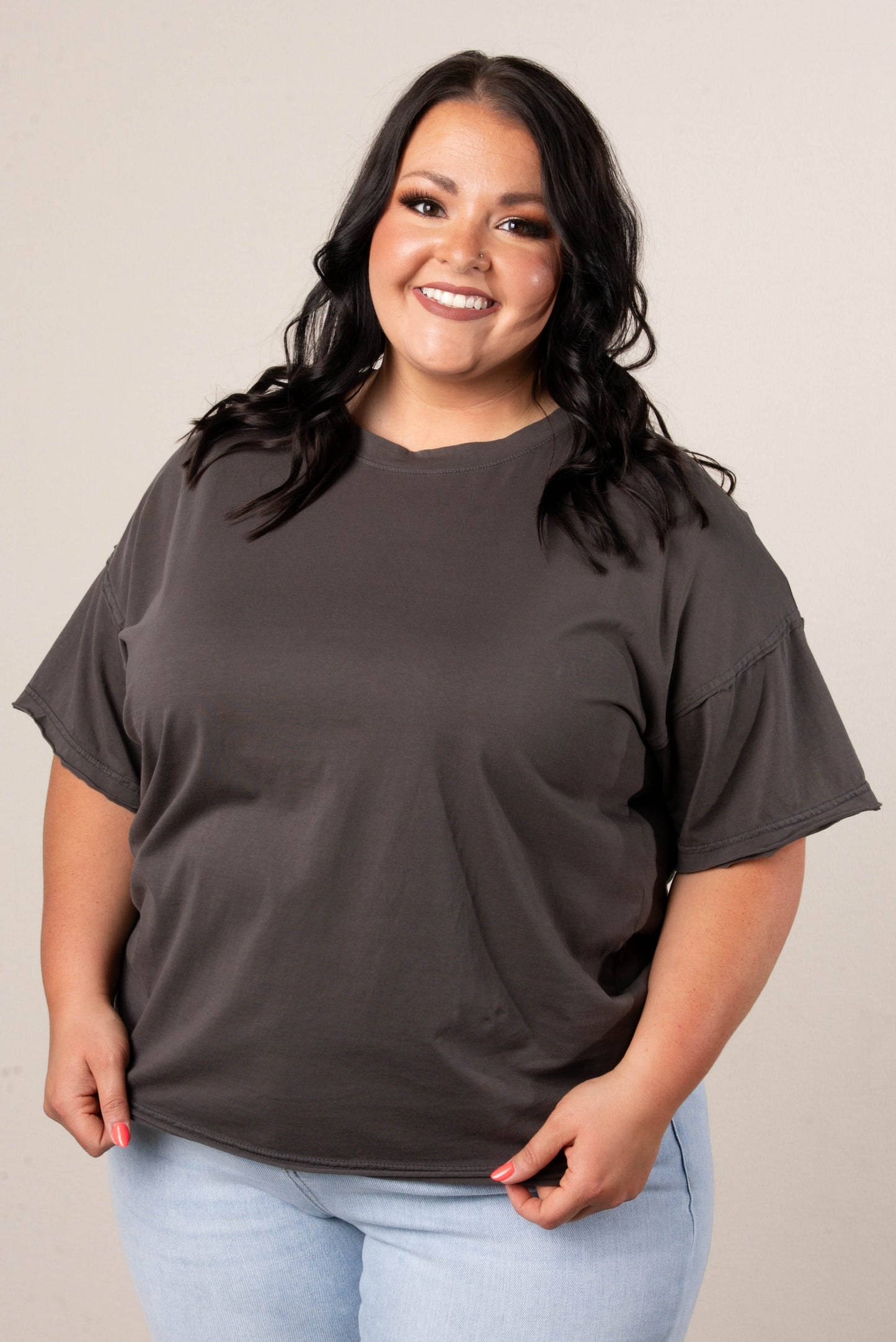 Washed Raw Seamed Tee
