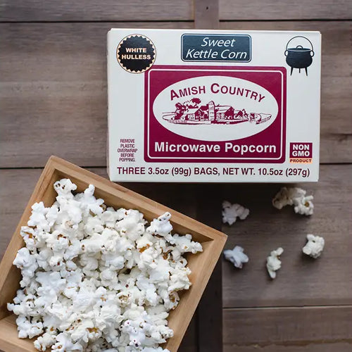 Amish Country Microwavable Kettle Popcorn - 3 pk
