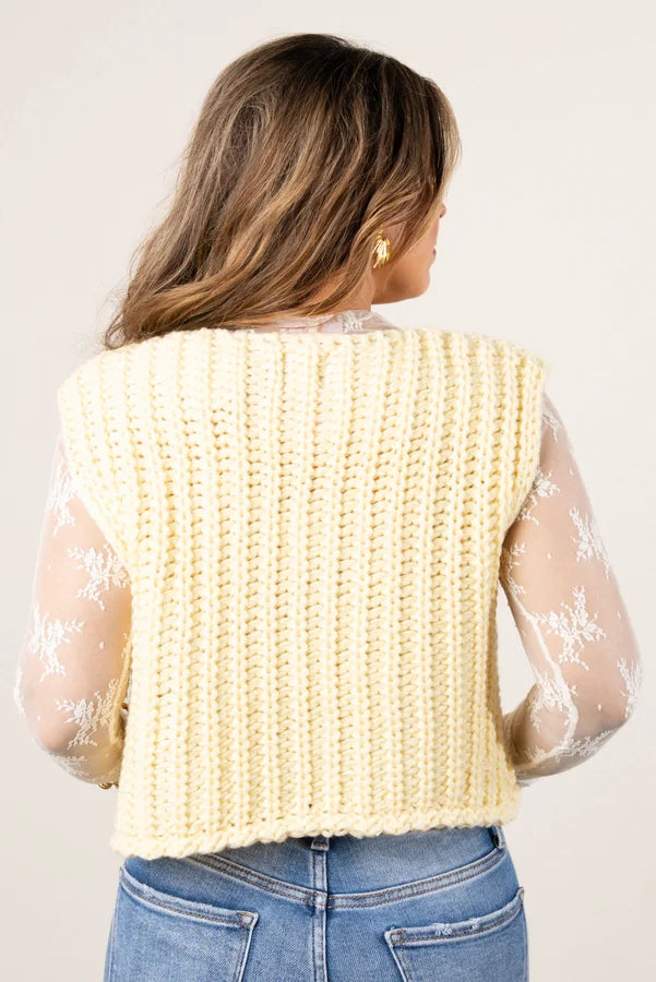 GF Exclusive Georgia Mae Chunky Knit Sweater Vest