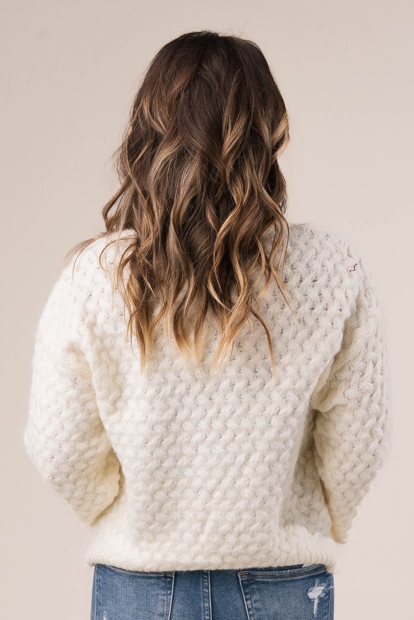 Basketweave Turtleneck Sweater *Final Sale*