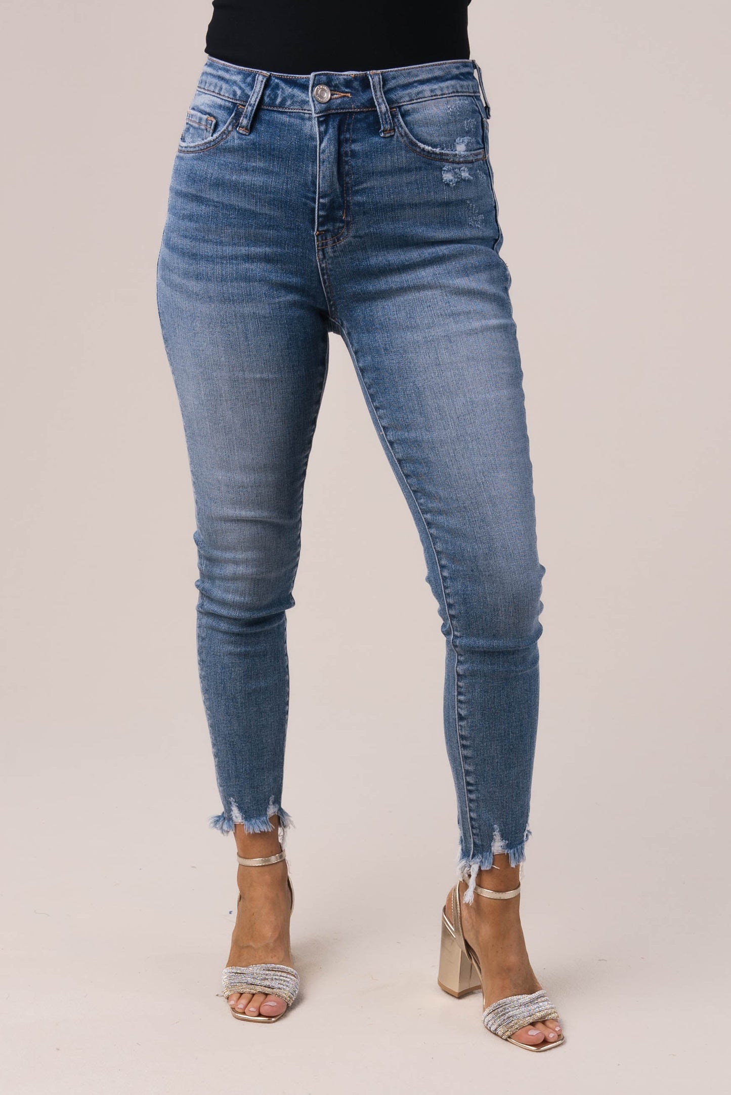 Lovervet by VERVET | Maggie High Rise Crop Skinny Jeans *Final Sale*