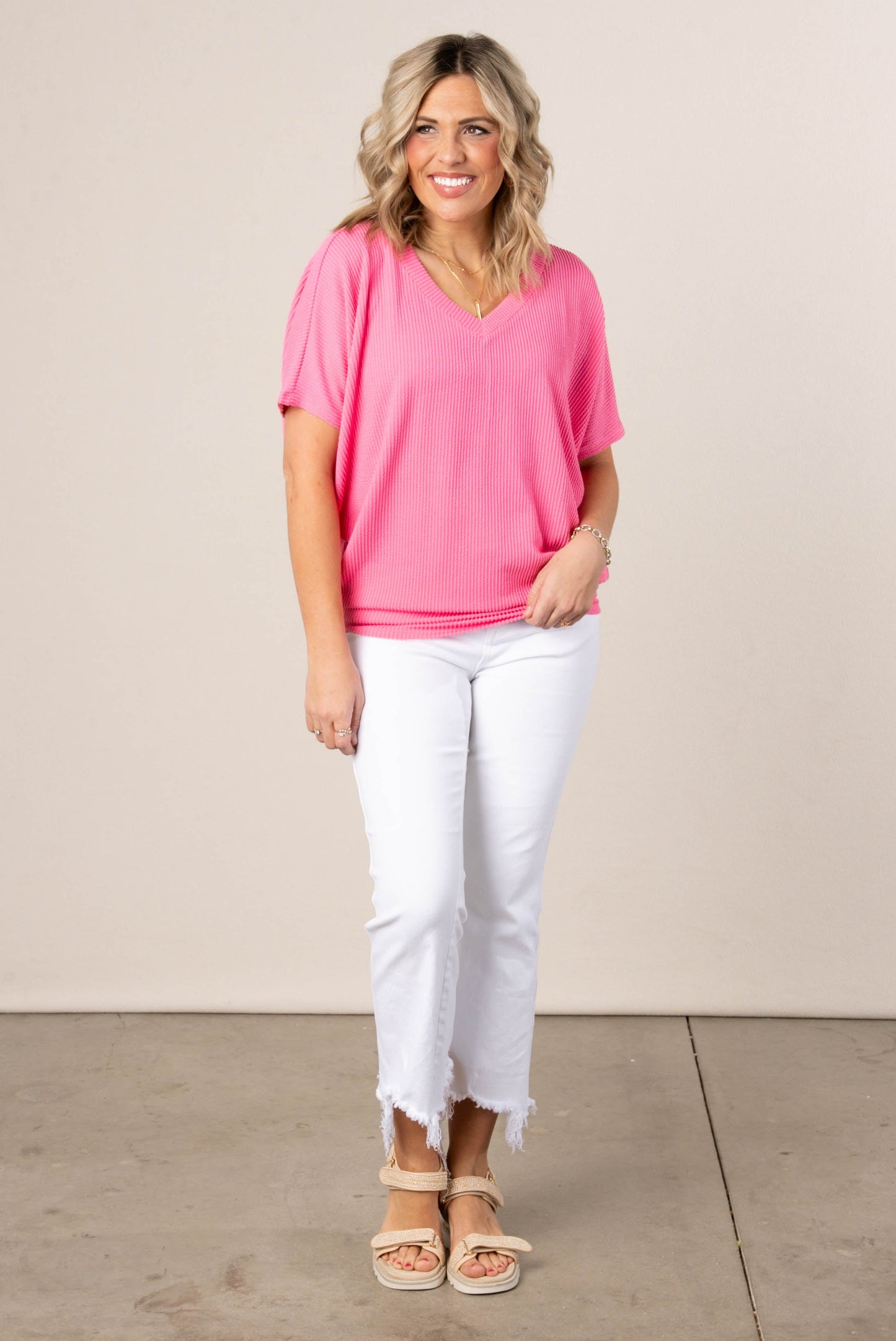 Raised Rib Dolman Top *Final Sale*