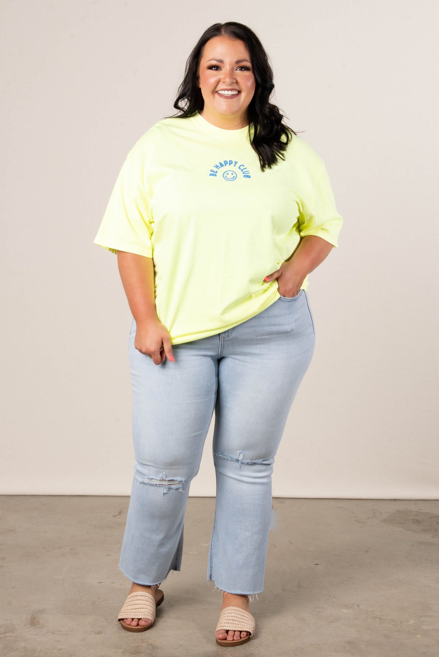 Be Happy Club Graphic Tee
