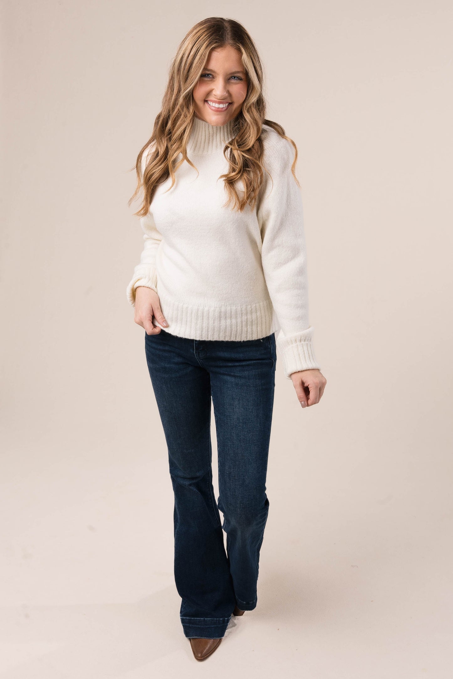 Mock Neck Raglan Sweater *Final Sale*