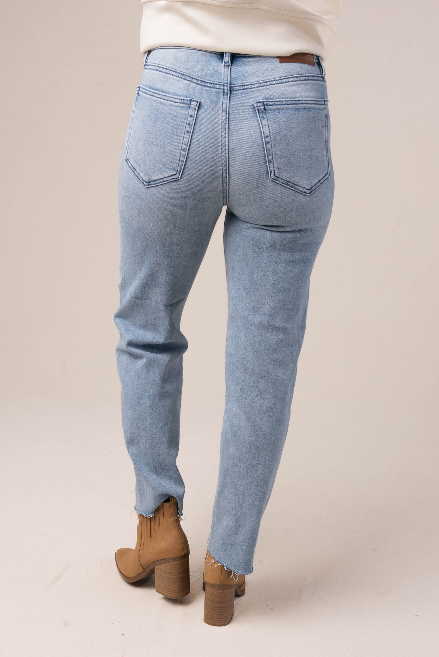 Hidden Denim | Sophie High Rise Crop Straight Leg Jeans