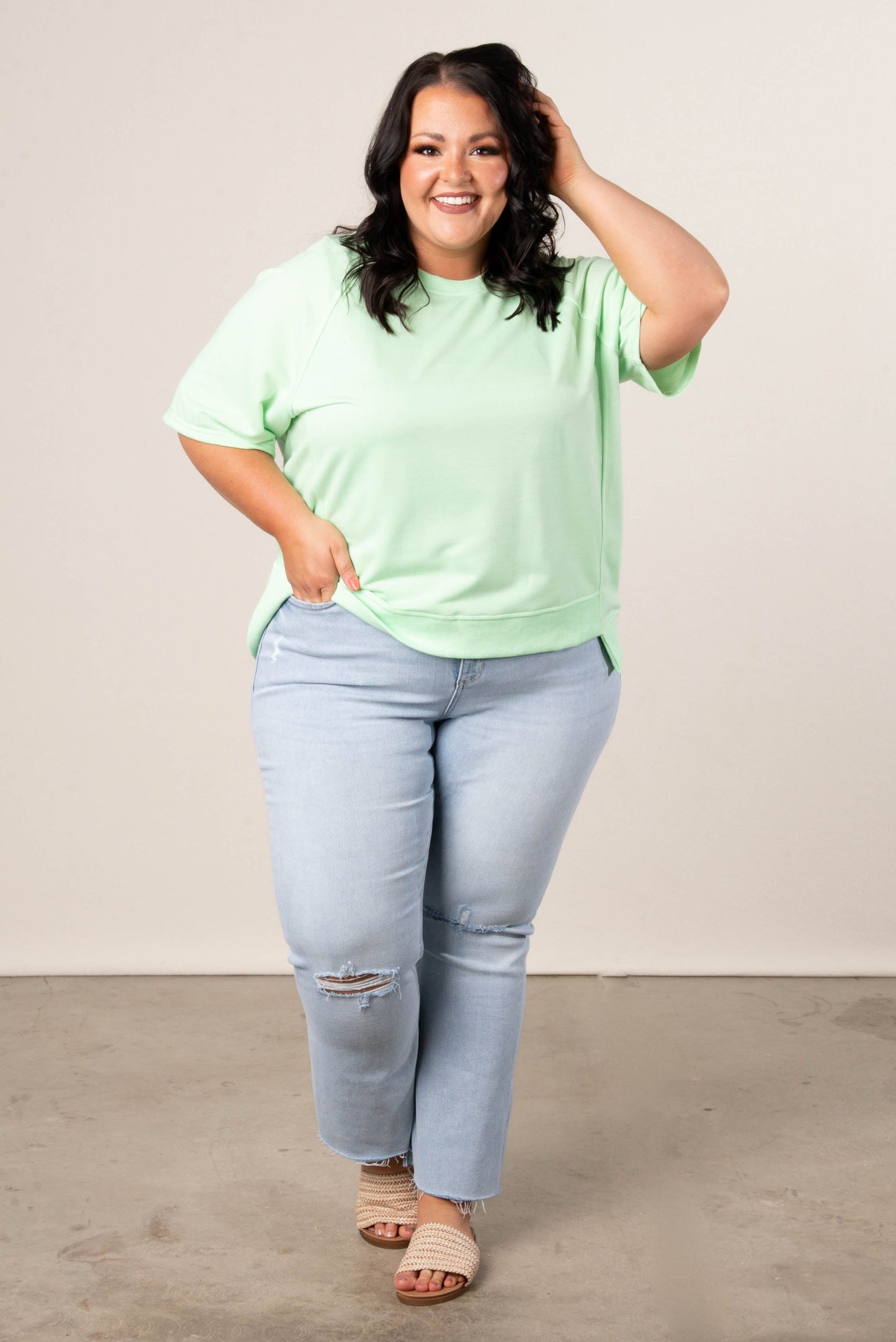 Georgia Mae Oversized Raglan Tee
