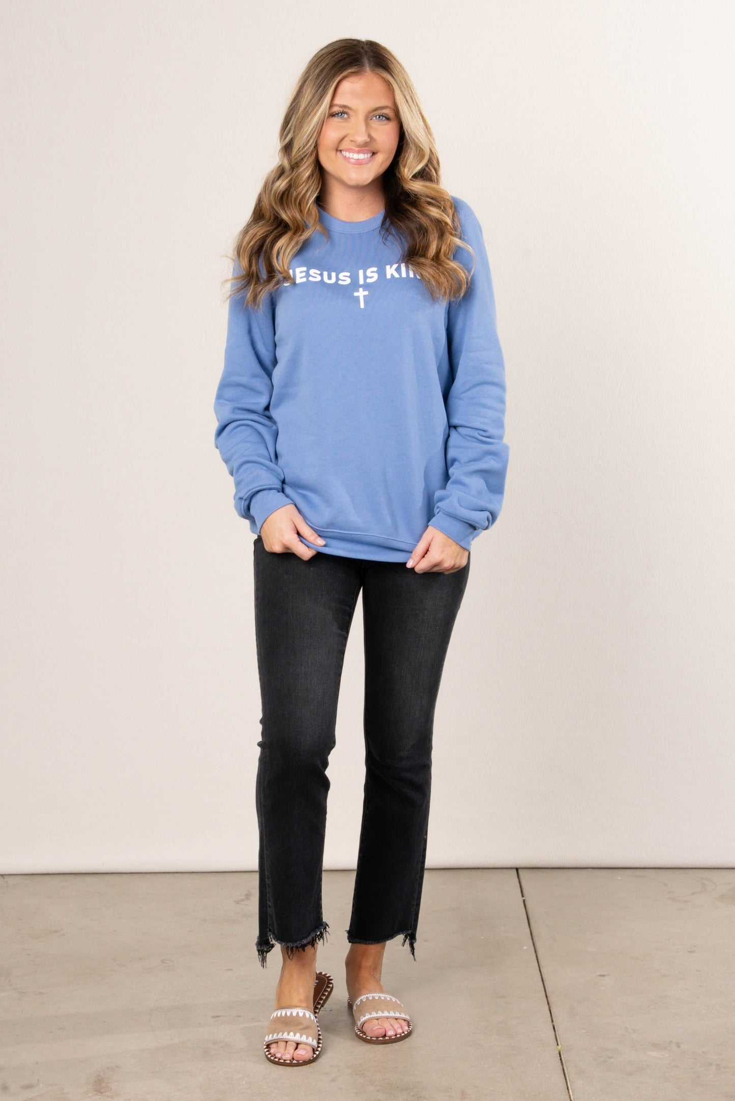 Jesus Is King Graphic Sweatshirt