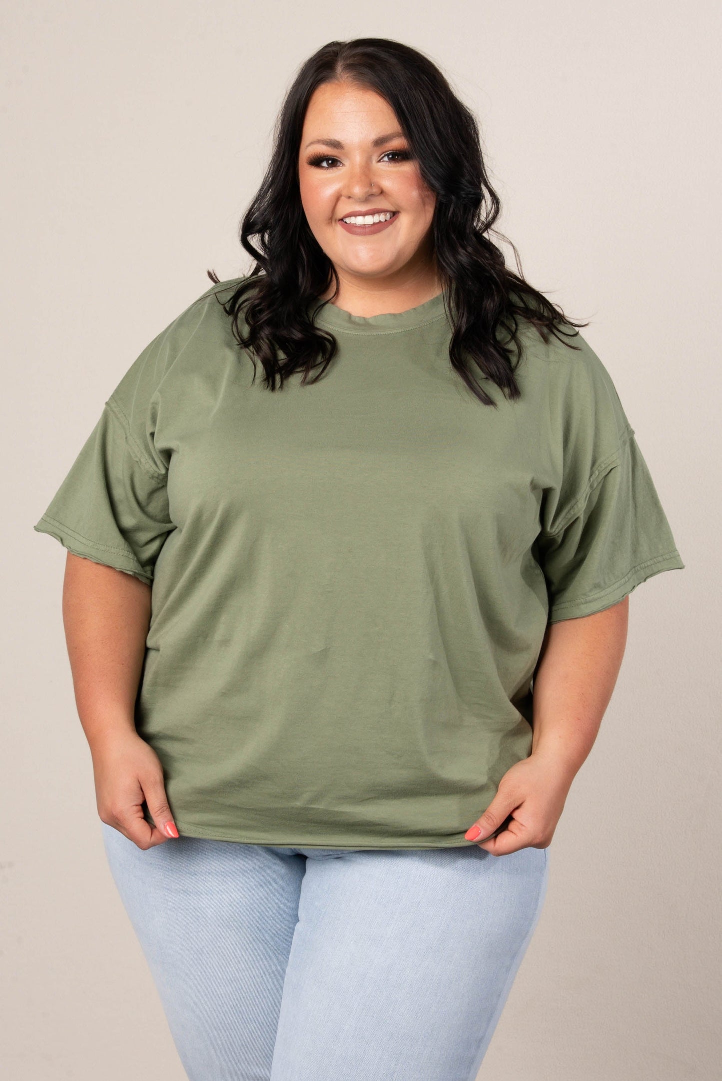 Washed Raw Seamed Tee