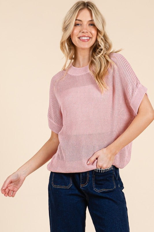 Lightweight Knit Dolman Sweater