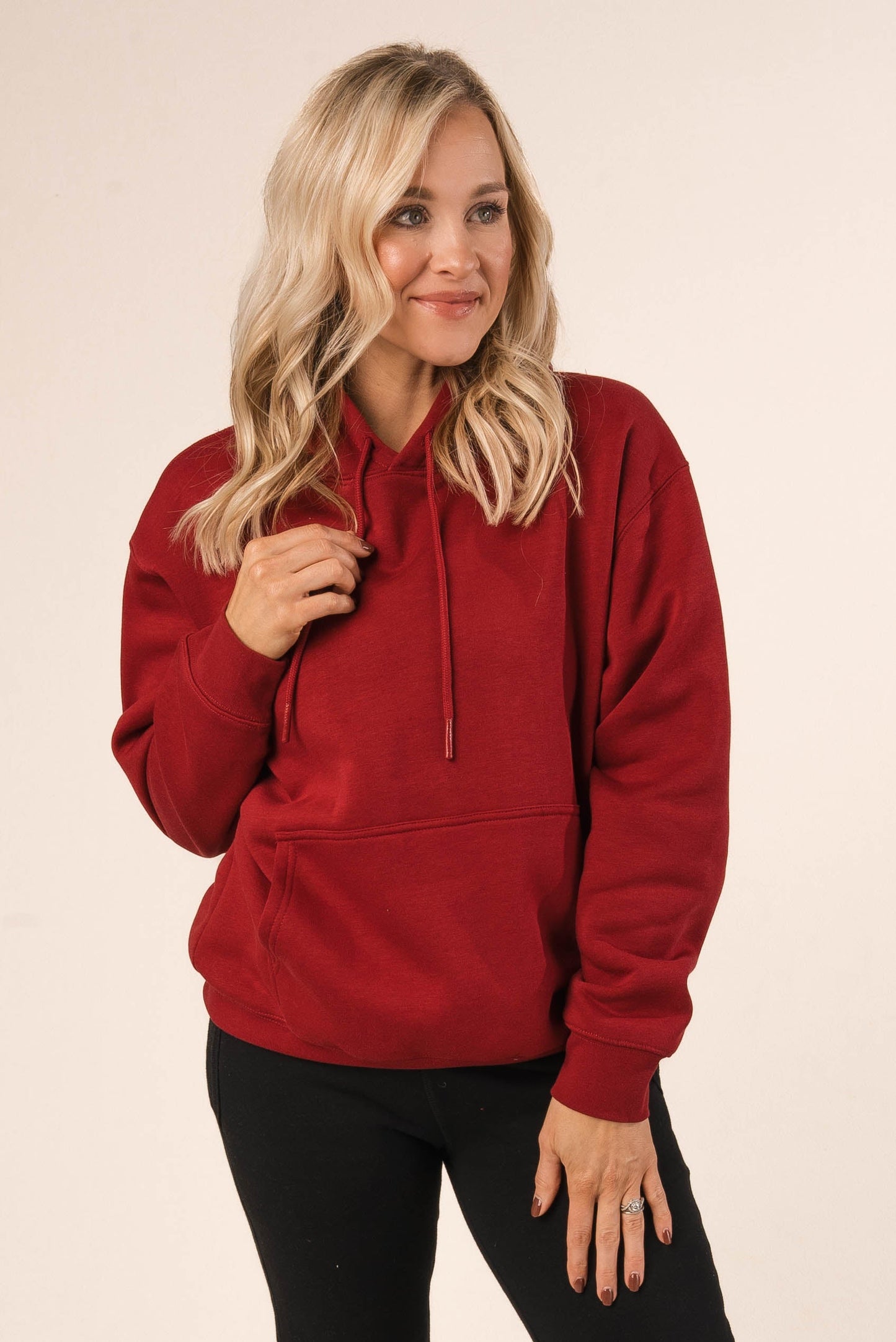 French Terry Hooded Pullover