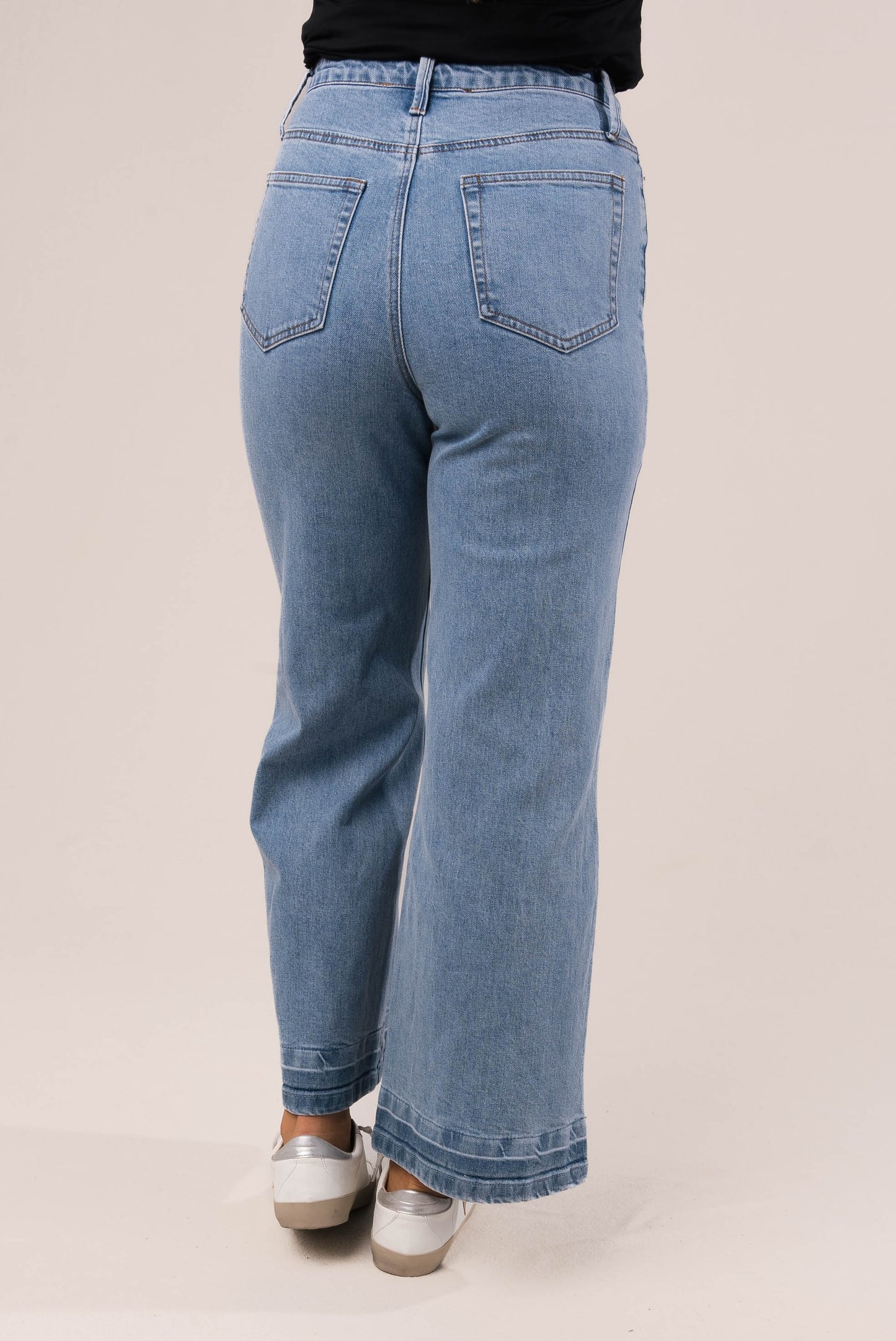 High Rise Wide Leg Jeans